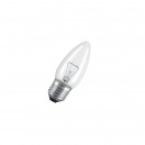 Лампа накал. OSRAM B E27 60W свеча прозрачная