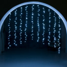 Гирлянда-занавес 200LED холодный белый 2*1,5м., провод прозр. IP20 CL-200W Funray