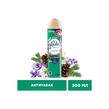 Glade Аэрозоль "Антитабак" L, 300мл