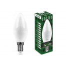 Saffit свеча C37 E14 7W(560lm) 6400K 6K матовая 100x37 SBC3707 55169