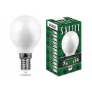 Saffit шар G45 E14 7W(560lm) 4000K 4K матовая 80x45 SBG4507 55035