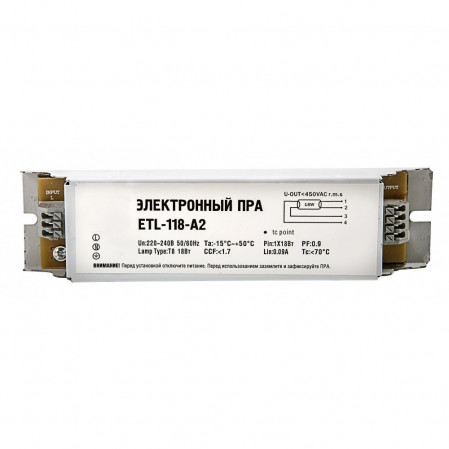 ЭПРА ACD для люминес. ламп ETL-118-A2 1*18Вт