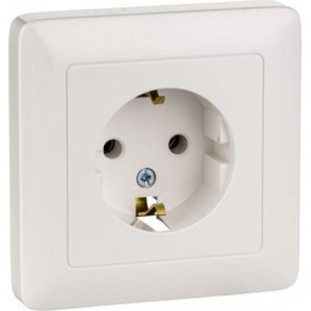 Розетка 1гн с/п c з/к Хит RS16-134-B