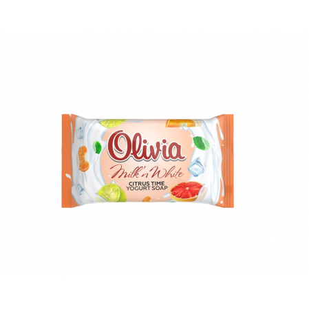 ALVIERO Мыло туалетное твердое "Milk n White" Citrus Time, 140гр