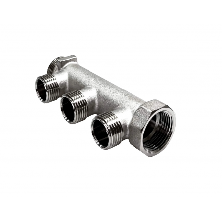 Коллектор распределительный STI ГШ 3/4" (НР 1/2"х3 вых.)