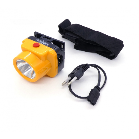 Трофи фонарь налобный TG1 1W (80lm) акк. (0.5Ah), луч 50м, 7 ч раб. 4991