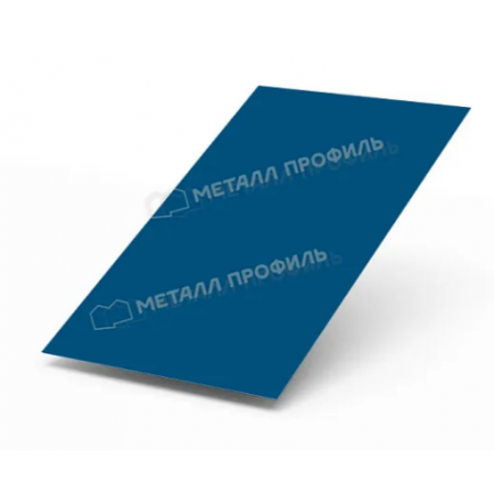 Лист плоский, синий, (ПЭ-17-5005-ОН), 2*1,25*0,40, изделия, за м²