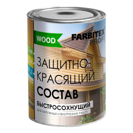 Состав защ-красящий для древ. калуж  2,7л Farbitex
