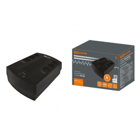 Источник бесперебойного питания ИБП+стаб. напр. 850 VA 6 роз. SQ1204-0002
