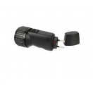 Ultraflash фонарь ручной LED3859 (акк. 4V 0.4Ah) 5св/д 6500K,до 30м, черный/пластик, вилка, 715337