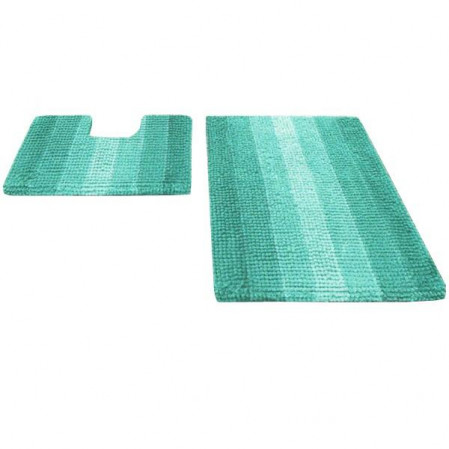 Коврик 60*90/60*50см Multimakaron голубой Шахинтекс 90979