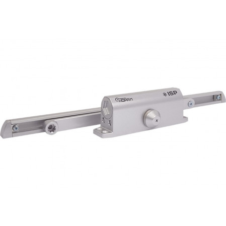 Доводчик 440 ISPARUS SLIDER (70-130кг), серебро, морозостойкий, скольз.тяга, 18782