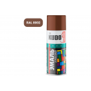Эмаль аэроз. КУДО алкидная RAL 8002/KU-1023 какао 520мл