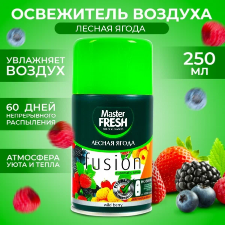 Master FRESH Освежитель воздуха сменный баллон Лесные ягоды 250 мл
