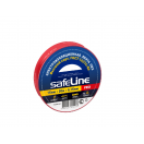 Изолента Safeline красная 15мм*20м
