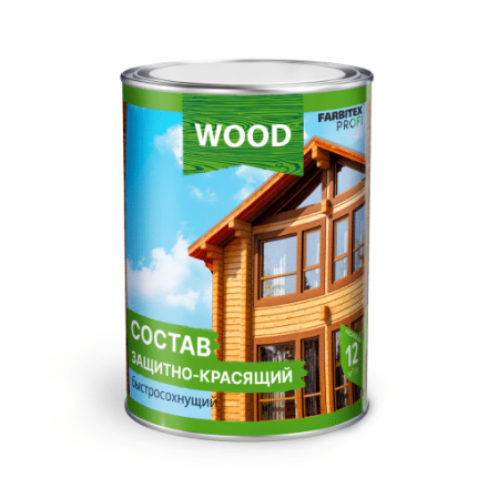 Состав з-кр быстрос Орех 0,75 л. Farbitex ПРОФИ WOOD