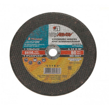 Круг отрезной А24 (14А) Luga 230*3,0*22