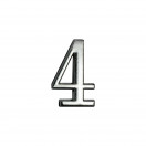 Цифра дверная АЛЛЮР, самокл., "4"