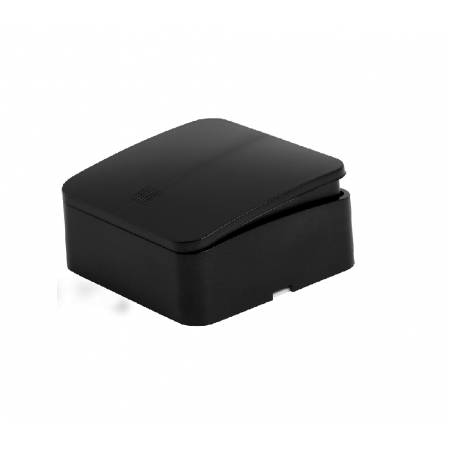 STEKKER СОФИЯ выкл. ОУ 2 кл. 10А IP20, черный матовый MSW10-20-05 49475 71