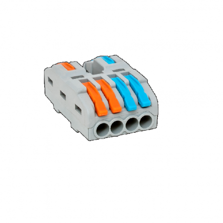 Клемма разветвит. СМК 222-422-4 с рычагом 2/4х4мм2, 32А E1М 1-2.sale 901413