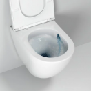Унитаз подвесной Knois KN9311000 безободковый смыв Торнадо микролифт 50,5*36*36см (без инсталляции)