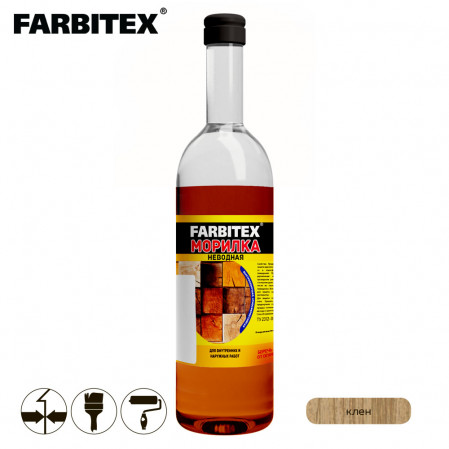 Морилка неводная клен 0,5л Farbitex