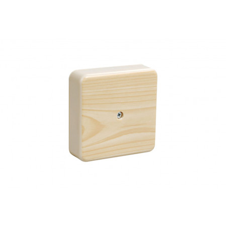 Коробка распред. 75*75*20мм ОУ IP40 сосна, TDM, SQ1401-0403