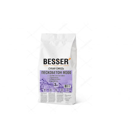 Пескобетон BESSER М-300 5кг, 118193