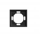 Stekker ЭМИЛИ рамка СУ 1 мест. (PC), черный уголь, soft touch PFR00-5001-05 49858