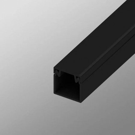 Кабель-канал ПВХ 12*12 черный KK-B-12-12 ЭРА 61736