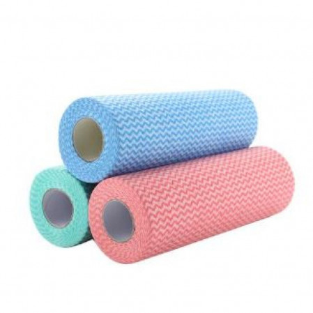 Салфетки вискоза рулон 50 шт 25*30 см Baizheng, арт.BZ-MB002