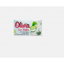 Мыло туалетное твердое ALVIERO "Olivia Love Nature & Fruttis" Дует "Огурец и алоэ вера", 140гр