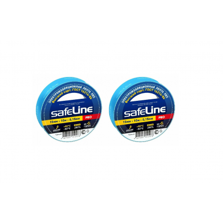 Изолента Safeline 15/10 синий