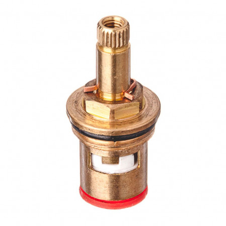 Кран-букса 1/2 керамическая, шток шлицы 24 шт 8х6мм, 90 грд., 575-068