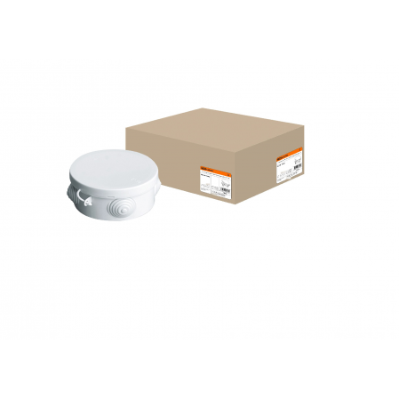 TDM РЭМЗ коробка распред. 85х40мм ОУ крышка, IP54, 4вх. SQ1401-0102
