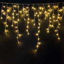 Гирлянда светодиодная уличная "Бахрома", 3м, 70 LED, цвет золото, 30/50/70см, 115946