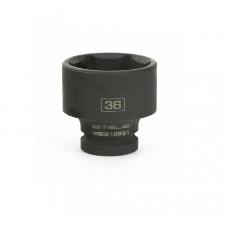 Головка ударная шестигранная, 36 мм, 1/2", CrMo// Stels 13931