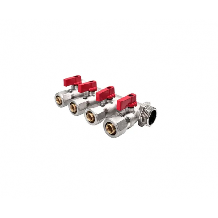 Коллектор распределительный STI ГШ 3/4" (обжим 16х4 вых.)