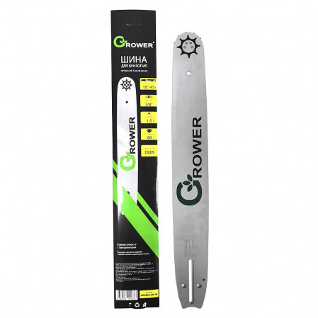 Шина для бензопил Grower GRSB93-57/16 (16"; 3/8"; 1.3мм; 57 звеньев) А041