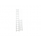 Лестница алюминиевая приставная, односекционная, 11 ступеней, 63-1-011