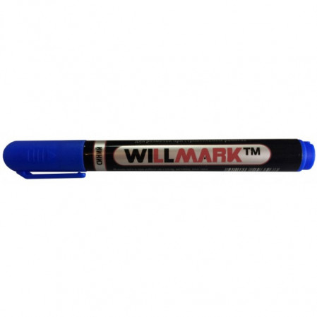 Маркер строительный WILLMARK синий 04334К