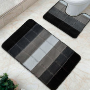 Коврик DEKOTEX Comfort Quadro 50*80 светло-серый  62422