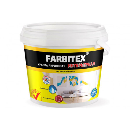 Краска ВДК интерьерная 25,0кг FARBITEХ