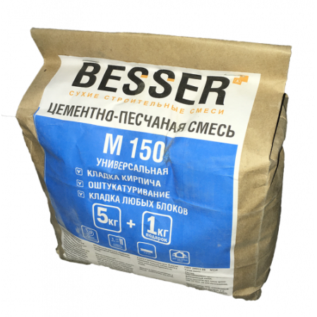 Смесь песочно-цементная BESSER 5кг