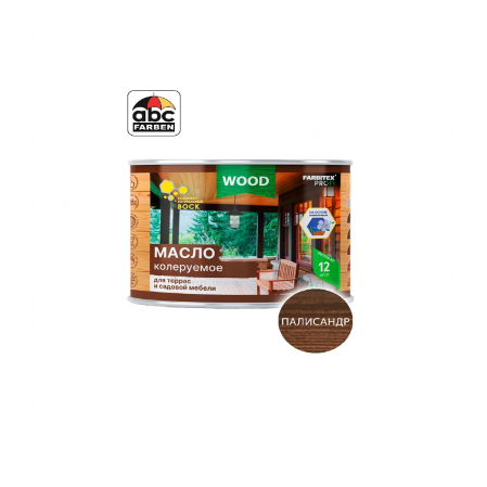Масло колер для тер и мебели палисандр 0,45л FARBITEX ПРОФИ WOOD