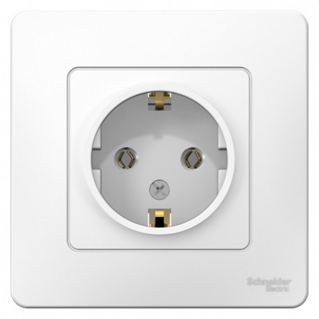 Розетка Schneider BLANCE CУ 1мест 16А бел BLNRS000011