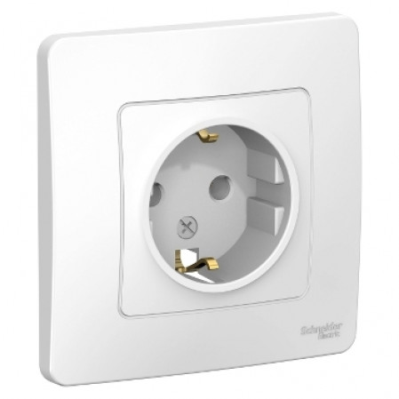 Розетка Schneider BLANCE CУ 1мест 16А бел BLNRS001011