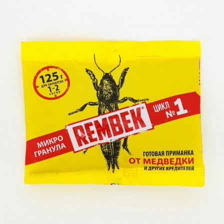 От медведки 125гр. (гранулы) Rembek (Рембек) защита от проволочника и муравьев (имидоклаприд)