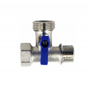 Кран для стиральной машины шаровый трехпроходной 1/2"х3/4"х1/2" Frap F232.04