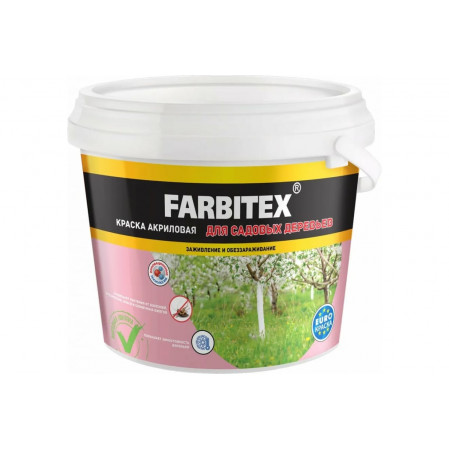 Краска для садовых деревьев 1,2 кг, FARBITEX
